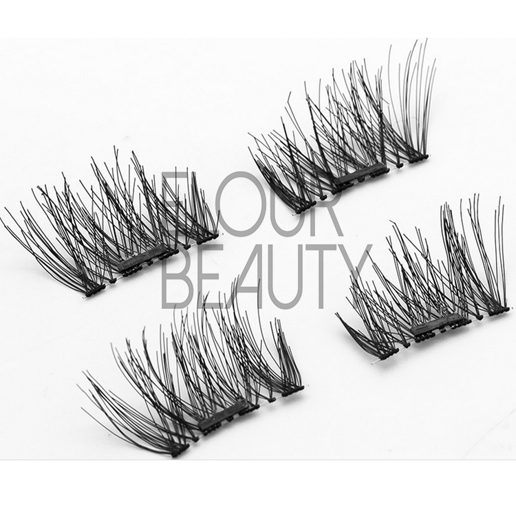 Soft light reusable magnetic eyelashes China manufacturer EA39